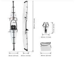 AirCanoe Foldable Kayak 3.9 -Surf Promotiewinkel aircanoe foldable kayak 3 9 white white 2 1