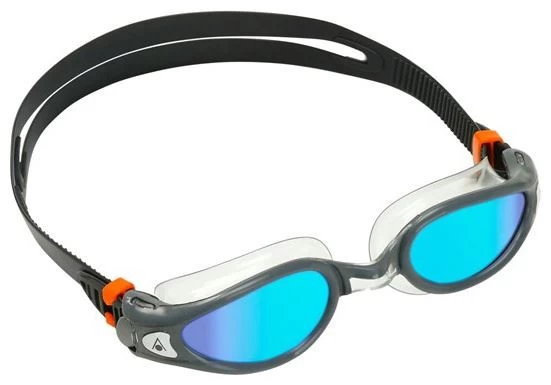 Aqua Sphere Kaiman EXO Blue Titanium Mirrored Lens Grey/Clear 3 Aqua Sphere Kaiman EXO Blue Titanium Mirrored Lens Grey/Clear