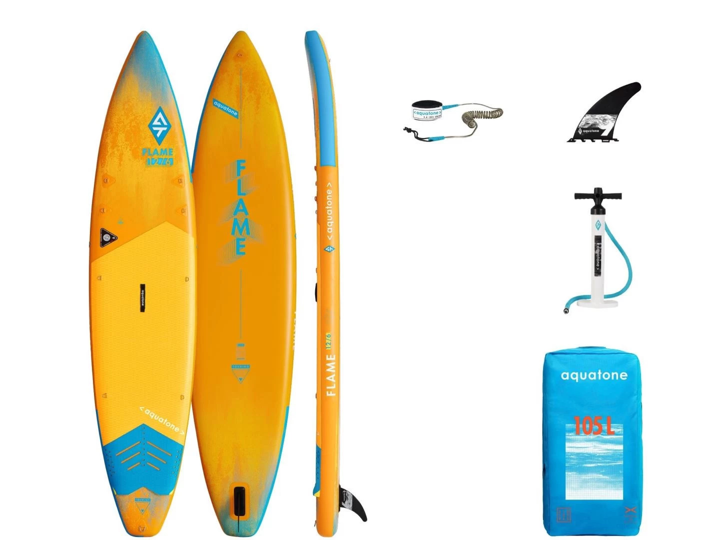 Aquatone Flame 12'6" SUP Only Orange 3 Aquatone Flame 12'6" SUP Only Orange