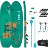 Aquatone Mega Jungle 16'0" Club SUP Green -Surf Promotiewinkel aquatone mega jungle 16 0 club sup green 0 2