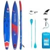 Aquatone Ocean 14'0" Race SUP Blue -Surf Promotiewinkel aquatone ocean 14 0 race sup blue 0