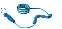 Aztron 10' Sup Coil Leash Blue-Green