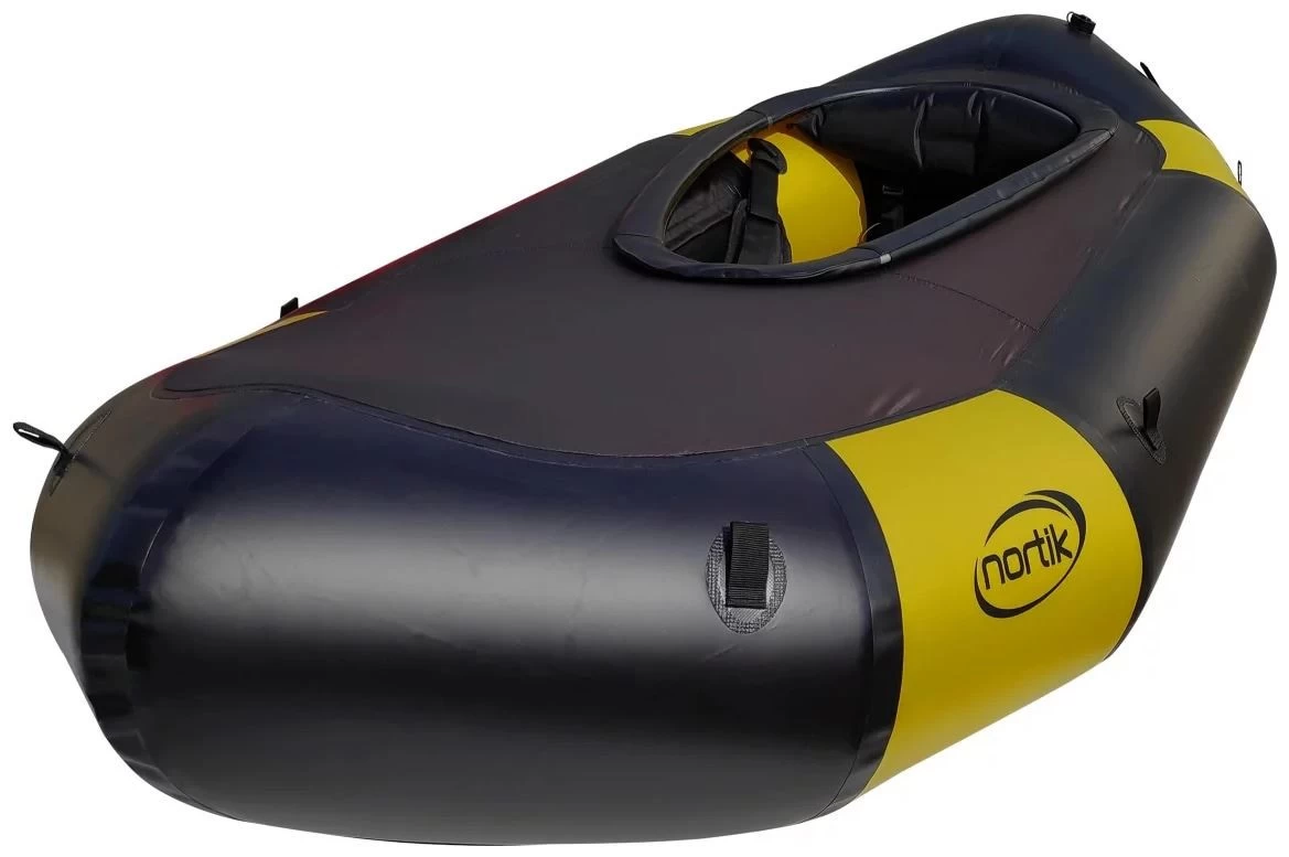Nortik TrekRaft Expedition Met Afdekzeil Packraft Yellow-Black 4 Nortik TrekRaft Expedition Met Afdekzeil Packraft Yellow-Black - Afbeelding 2