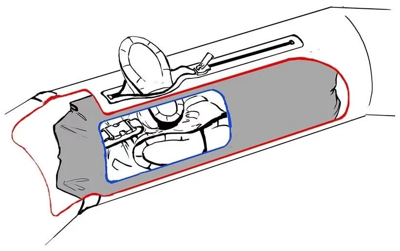 Nortik TrekRaft Expedition Met Afdekzeil Packraft Yellow-Black 6 Nortik TrekRaft Expedition Met Afdekzeil Packraft Yellow-Black - Afbeelding 4