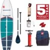 Red Paddle Co. Red Paddle Co 11'0 Compact MSL Inflatable SUP White-Teal-Dark Blue -Surf Promotiewinkel red paddle co 11 0 compact msl inflatable sup white teal dark blue 0 1
