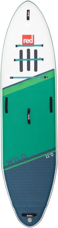 Red Paddle Co. Red Paddle Co 11'0 Wild MSL Inflatable SUP White-Teal-Dark Blue -Surf Promotiewinkel red paddle co 11 0 wild msl inflatable sup white teal dark blue 2