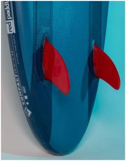 Red Paddle Co. Red Paddle Co 12'0 Compact MSL Inflatable SUP White-Teal-Dark Blue -Surf Promotiewinkel red paddle co 12 0 compact msl inflatable sup white teal dark blue 2