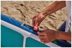 Red Paddle Co. Red Paddle Co 12'0 Compact MSL Inflatable SUP White-Teal-Dark Blue -Surf Promotiewinkel red paddle co 12 0 compact msl inflatable sup white teal dark blue 5