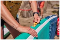 Red Paddle Co. Red Paddle Co 12'0 Voyager MSL Inflatable SUP White-Teal-Dark Blue -Surf Promotiewinkel red paddle co 12 0 voyager msl inflatable sup white teal dark blue 4