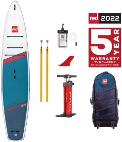 Red Paddle Co. Red Paddle Co 12'6 Sport MSL Inflatable SUP White-Blue-Dark Blue -Surf Promotiewinkel red paddle co 12 6 sport msl inflatable sup white blue dark blue 4