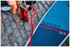 Red Paddle Co. Red Paddle Co 12'6 Sport MSL Inflatable SUP White-Blue-Dark Blue -Surf Promotiewinkel red paddle co 12 6 sport msl inflatable sup white blue dark blue 8