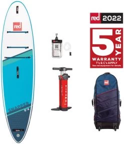 Red Paddle Co. Red Paddle Co 9'4 Snapper MSL Kids Inflatable SUP White-Blue-Dark Blue -Surf Promotiewinkel red paddle co 9 4 snapper msl kids inflatable sup white blue dark blue 4