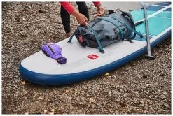 Red Paddle Co. Red Paddle Co 9'6 Compact MSL Inflatable SUP White-Teal-Dark Blue -Surf Promotiewinkel red paddle co 9 6 compact msl inflatable sup white teal dark blue 9