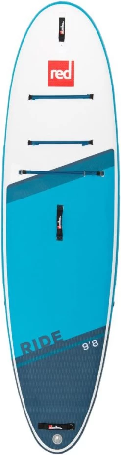 Red Paddle Co. Red Paddle Co 9'8 Ride MSL Inflatable SUP White-Blue-Dark Blue -Surf Promotiewinkel red paddle co 9 8 ride msl inflatable sup white blue dark blue 2