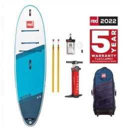 Red Paddle Co. Red Paddle Co 9'8 Ride MSL Inflatable SUP White-Blue-Dark Blue -Surf Promotiewinkel red paddle co 9 8 ride msl inflatable sup white blue dark blue 4