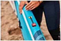 Red Paddle Co. Red Paddle Co 9'8 Ride MSL Inflatable SUP White-Blue-Dark Blue -Surf Promotiewinkel red paddle co 9 8 ride msl inflatable sup white blue dark blue 7