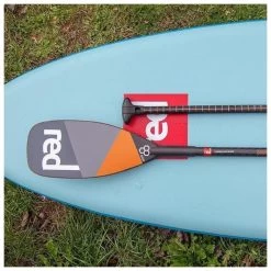 Red Paddle Co. Red Paddle Co Ultimate Leverlock 3 Piece Adjustable SUP Paddle Black-Orange -Surf Promotiewinkel red paddle co ultimate leverlock 3 piece adjustable sup paddle black orange 4