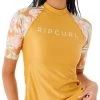 Rip Curl Always Summer UPF 50+ Shortsleeve Top Women's -Surf Promotiewinkel rip curl always summer upf 50 shortsleeve top women s gold xs gold 0