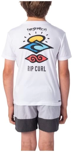 Rip Curl Boys Search Logo Short Sleeve -Surf Promotiewinkel rip curl boys search logo short sleeve white 8 jaar white 1