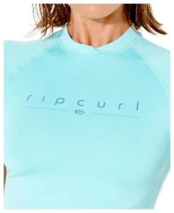 Rip Curl Golden Rays Short Sleeve UV Tee Women's -Surf Promotiewinkel rip curl golden rays s sl uv light aqua 10 m light aqua 3