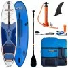 STX ISup Freeride 11'6" X 32 X 6' 280L Blue-Orange -Surf Promotiewinkel stx isup freeride 11 6 x 32 x 6 blue orange 0