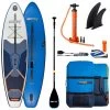 STX ISup Hybrid Cruiser Junior 8' X 28" X 4 ' 2022 Blue-Orange -Surf Promotiewinkel stx isup hybrid cruiser junior 8 x 28 x 4 blue orange 0