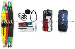 Trak 2.0 Kayak -Surf Promotiewinkel trak 2 0 kayak bright green on black deck bright green on black deck 1